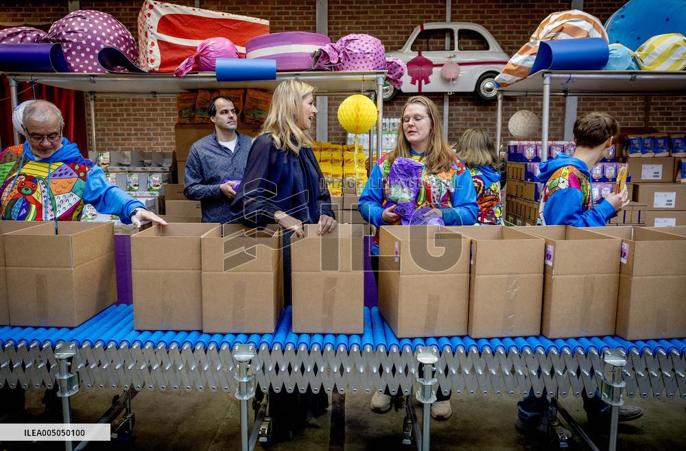 Queen Maxima Visits Jarige Job Wesley Foundation - Netherlands