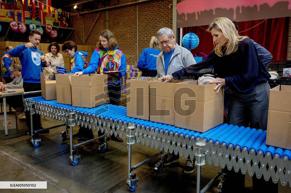 Queen Maxima Visits Jarige Job Wesley Foundation - Netherlands