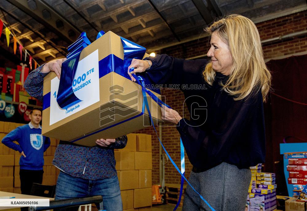 Queen Maxima Visits Jarige Job Wesley Foundation - Netherlands
