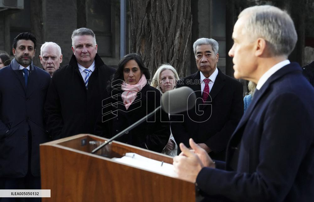 Prime Minister Mark Carney in Beijing