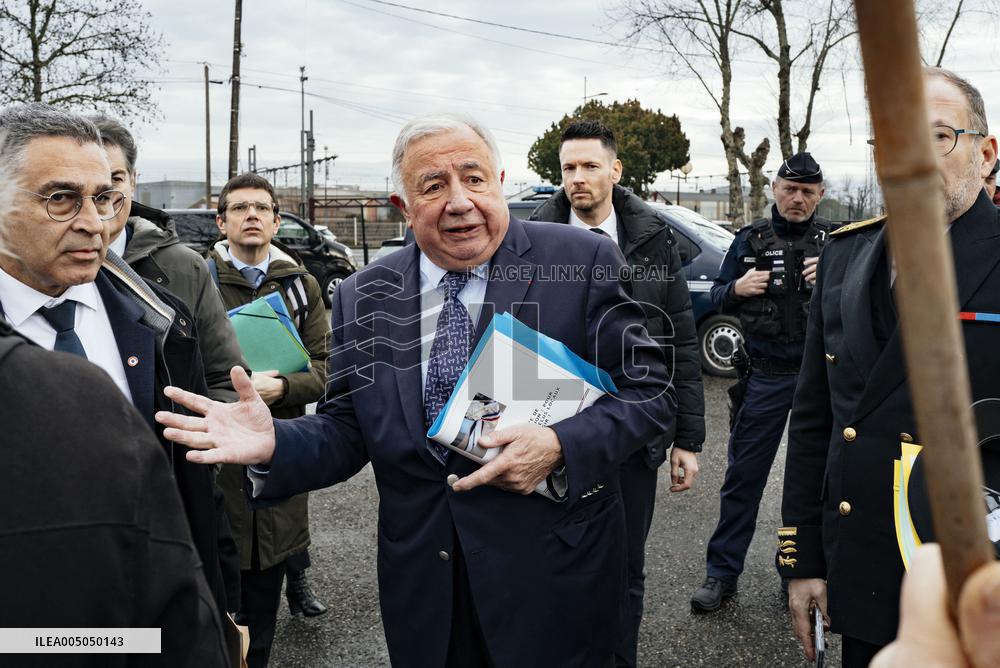 Gerard Larcher Visits Tarn-et-Garonne - France