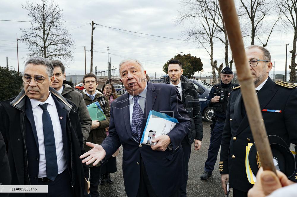 Gerard Larcher Visits Tarn-et-Garonne - France