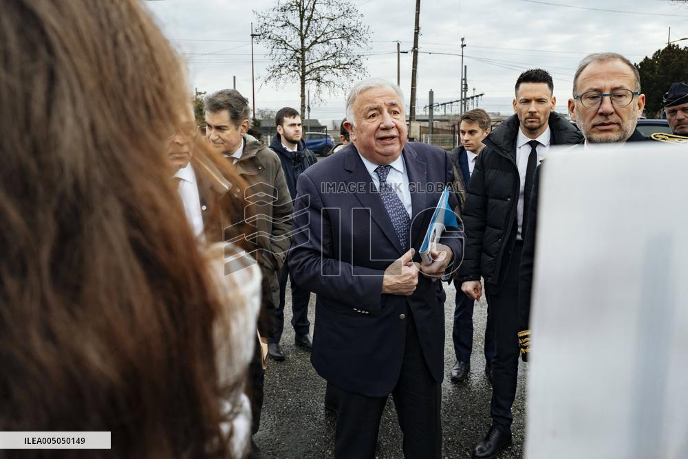 Gerard Larcher Visits Tarn-et-Garonne - France