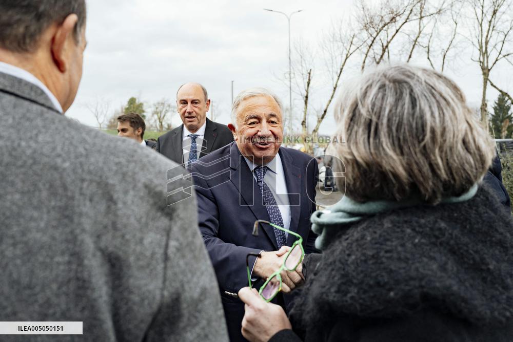 Gerard Larcher Visits Tarn-et-Garonne - France