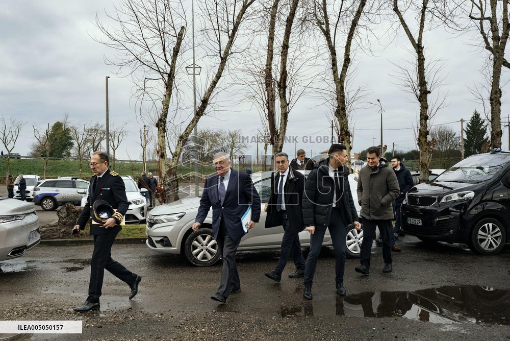 Gerard Larcher Visits Tarn-et-Garonne - France