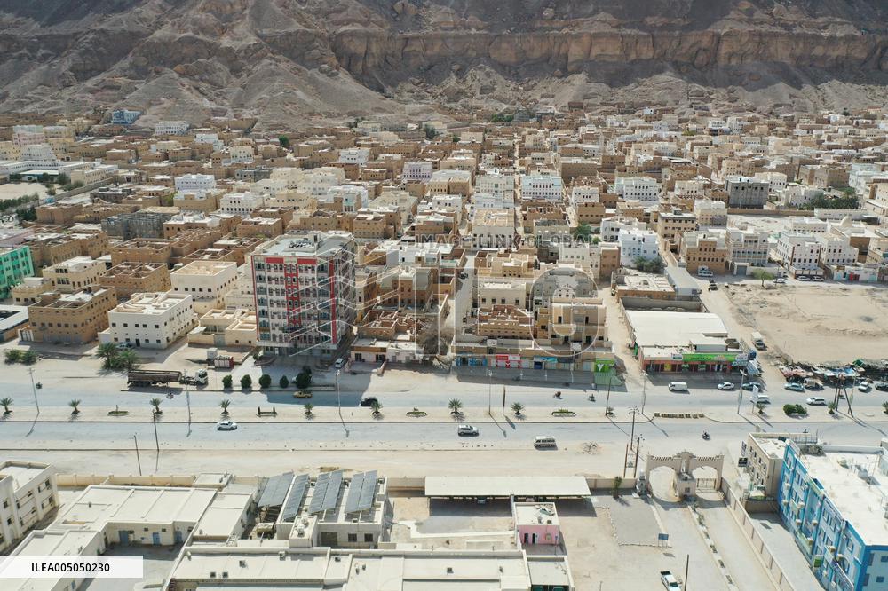 Drone shot of Yemen