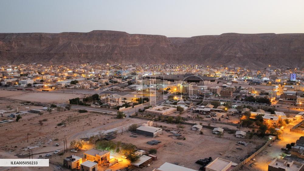 Drone shot of Yemen