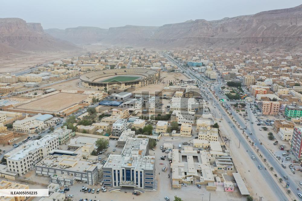 Drone shot of Yemen