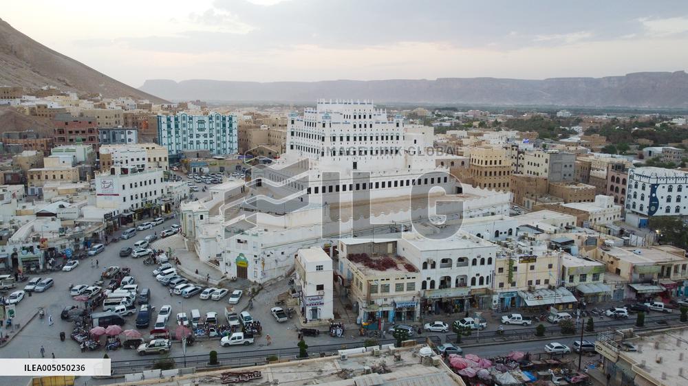 Drone shot of Yemen