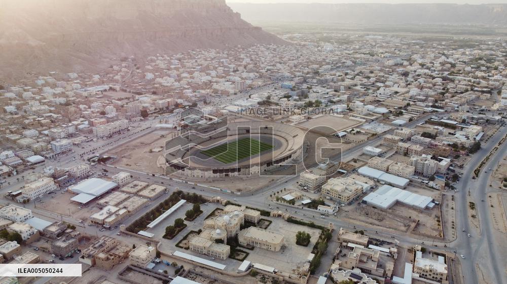 Drone shot of Yemen