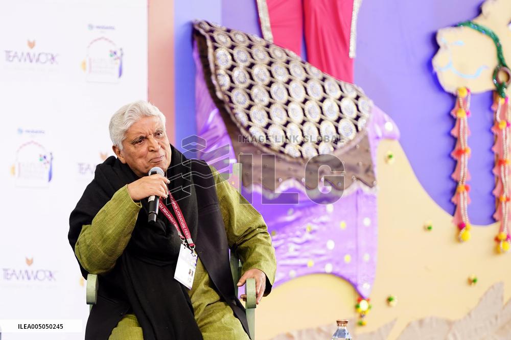 Javed Akhtar Speaks At Jaipur Literature Festival - India