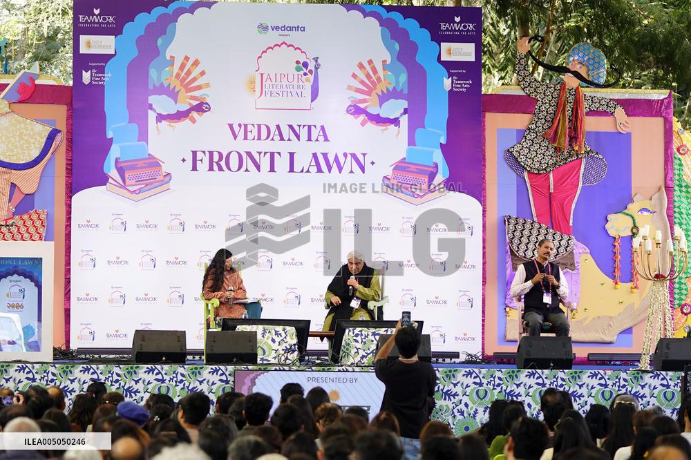 Javed Akhtar Speaks At Jaipur Literature Festival - India