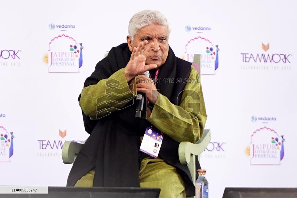 Javed Akhtar Speaks At Jaipur Literature Festival - India