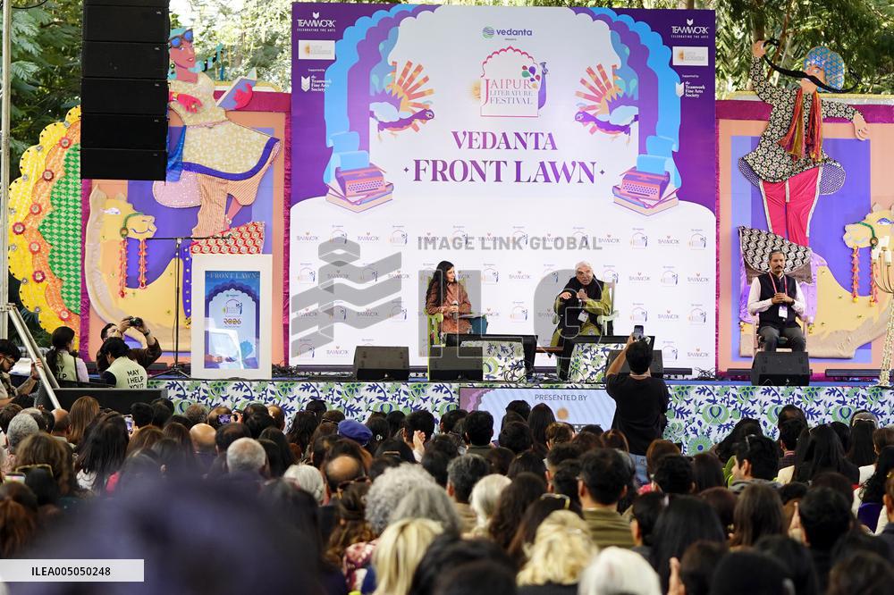 Javed Akhtar Speaks At Jaipur Literature Festival - India