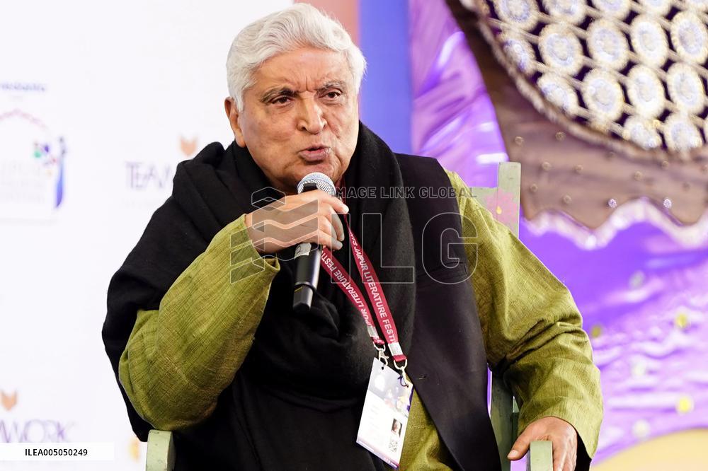 Javed Akhtar Speaks At Jaipur Literature Festival - India