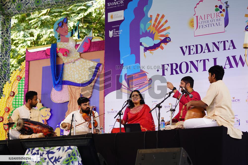 Visitors Attend Inaugural Jaipur Literature Festival - India