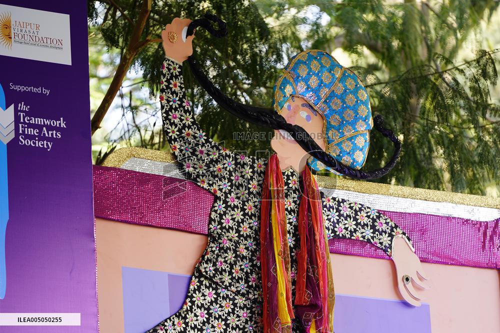 Visitors Attend Inaugural Jaipur Literature Festival - India