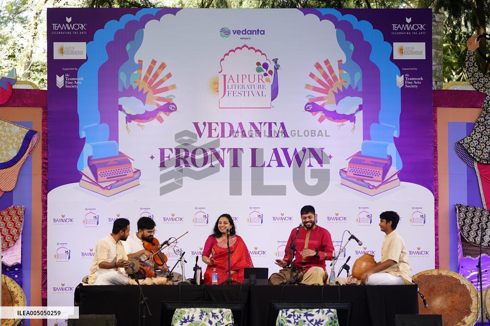 Visitors Attend Inaugural Jaipur Literature Festival - India