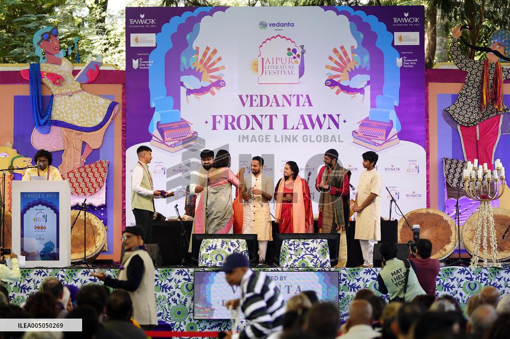 Visitors Attend Inaugural Jaipur Literature Festival - India