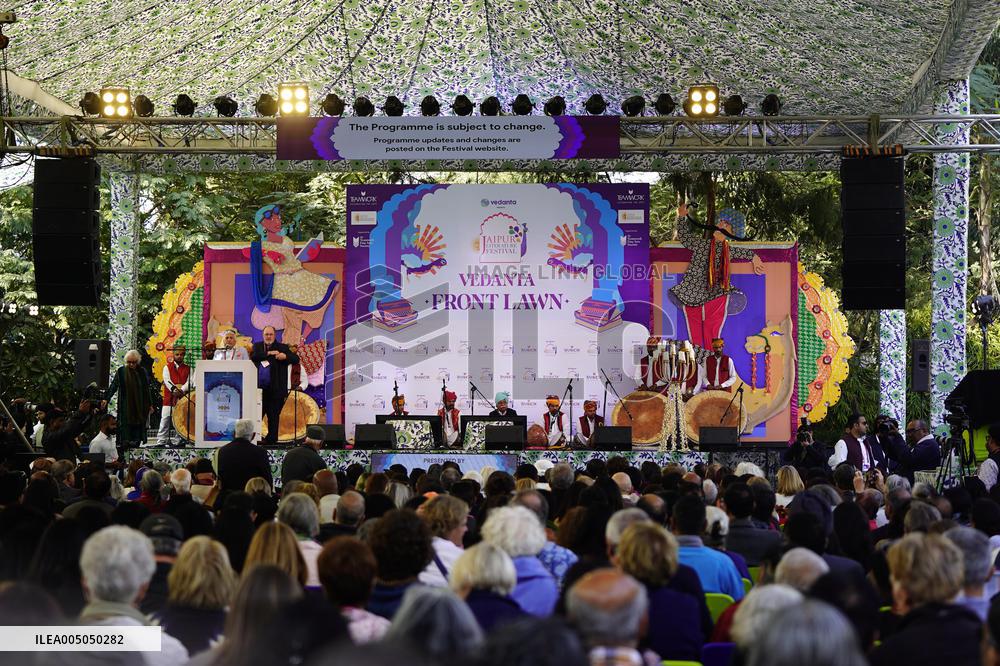 Visitors Attend Inaugural Jaipur Literature Festival - India