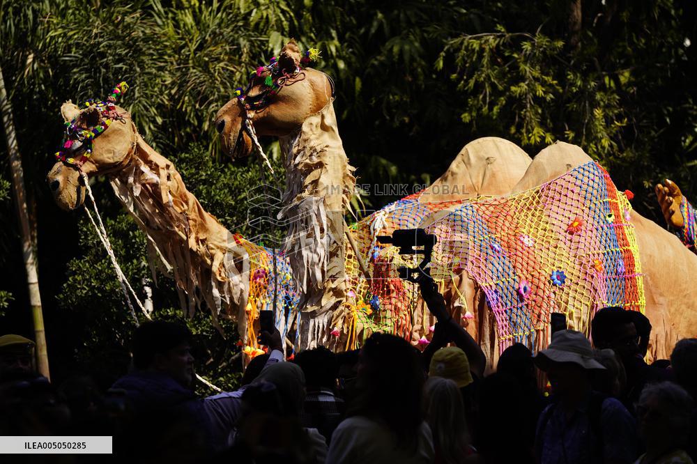Visitors Attend Inaugural Jaipur Literature Festival - India