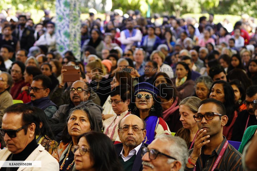 Visitors Attend Inaugural Jaipur Literature Festival - India