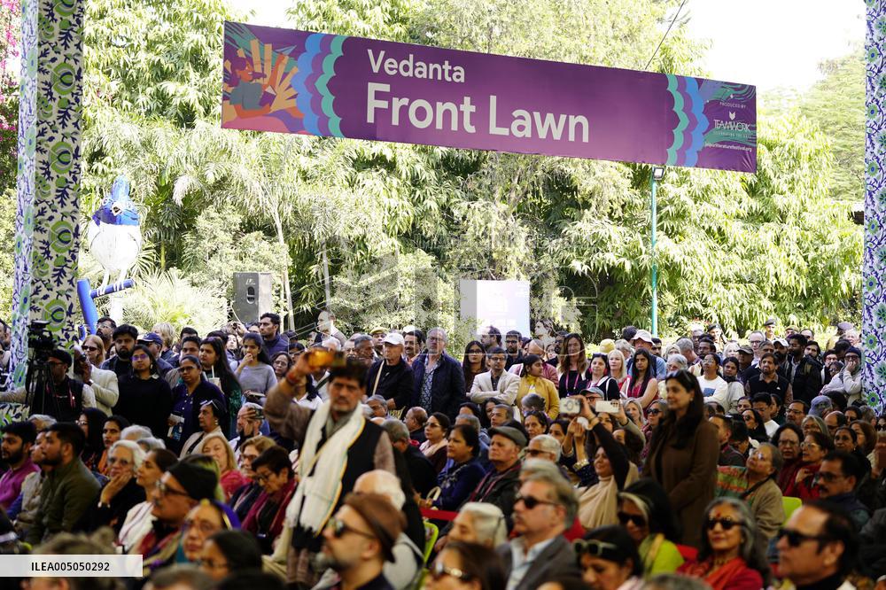Visitors Attend Inaugural Jaipur Literature Festival - India