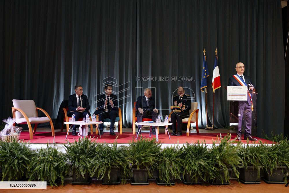 Gerard Larcher Visits Tarn-et-Garonne - France