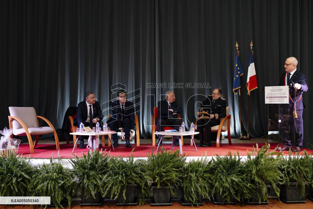 Gerard Larcher Visits Tarn-et-Garonne - France