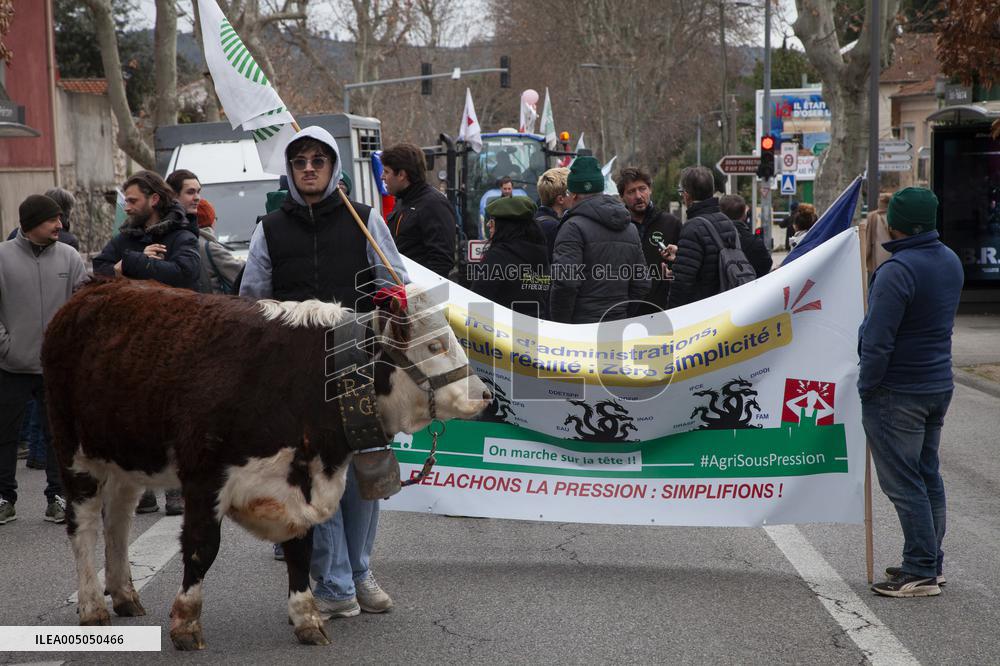 Farmers Protest - Aix-en-Provence