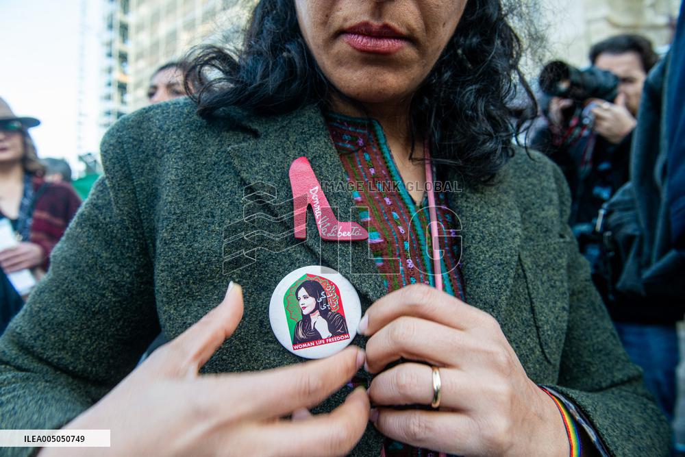 Demonstration in Support of the Opposition to the Iranian Regime - Rome