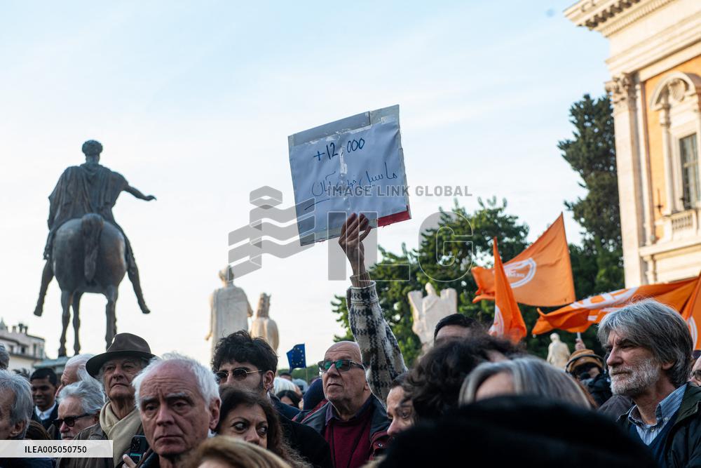 Demonstration in Support of the Opposition to the Iranian Regime - Rome