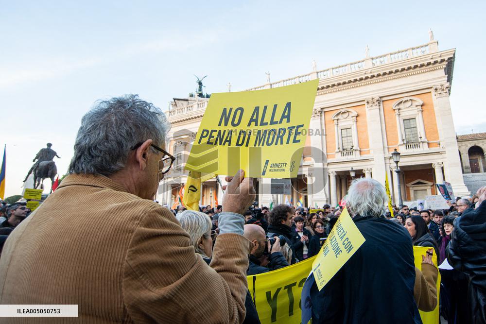 Demonstration in Support of the Opposition to the Iranian Regime - Rome