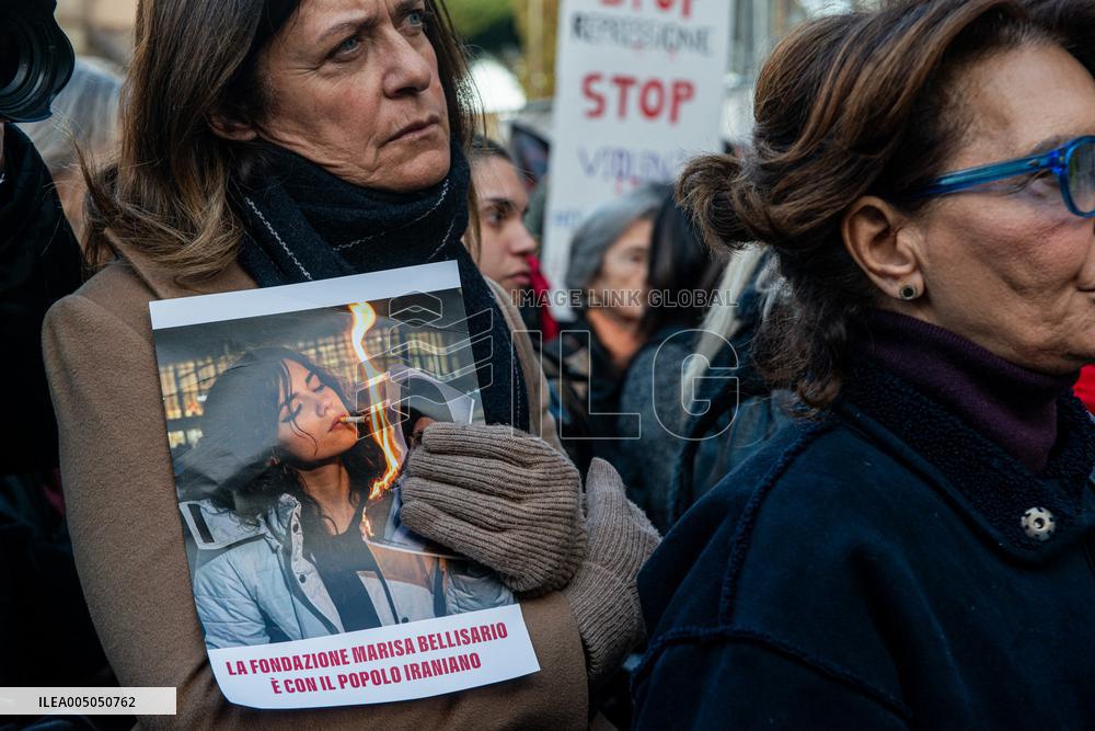 Demonstration in Support of the Opposition to the Iranian Regime - Rome
