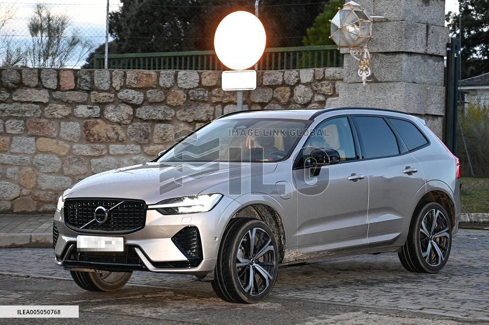 Infanta Elena and Victoria Federica Leave Zarzuela Palace - Madrid