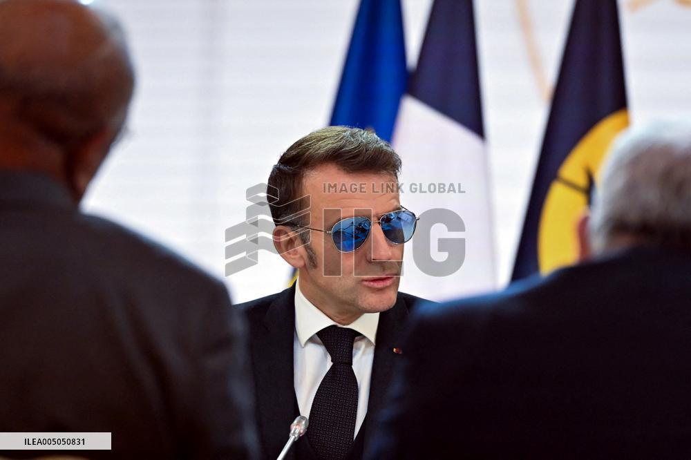 Meeting on the institutional future of New Caledonia at Elysee - Paris