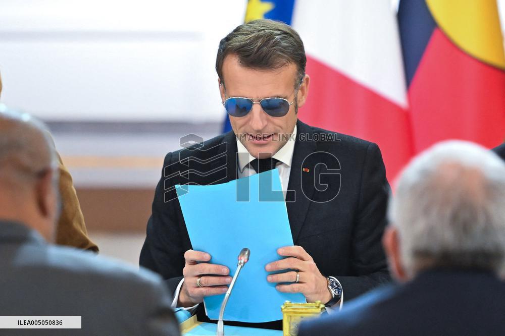 Meeting on the institutional future of New Caledonia at Elysee - Paris