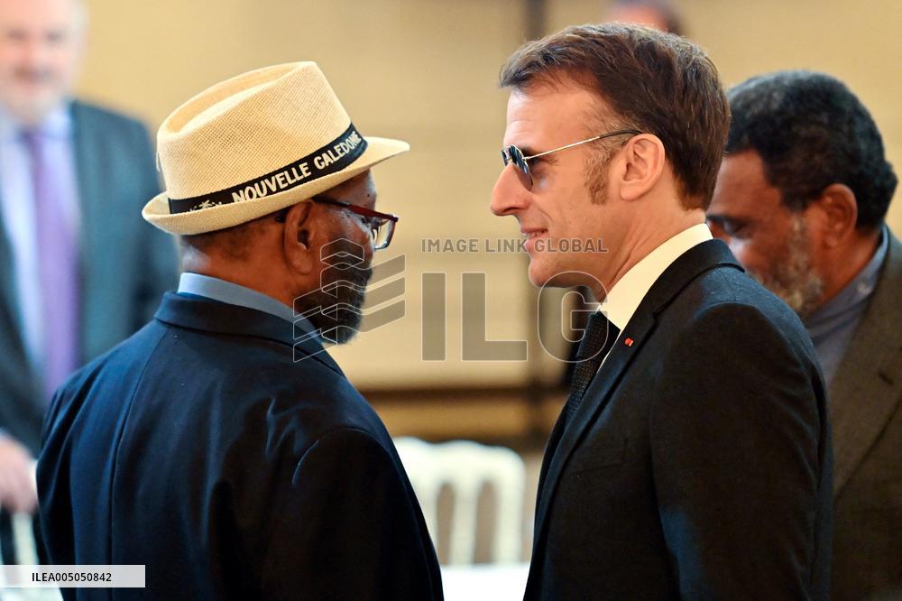 Meeting on the institutional future of New Caledonia at Elysee - Paris