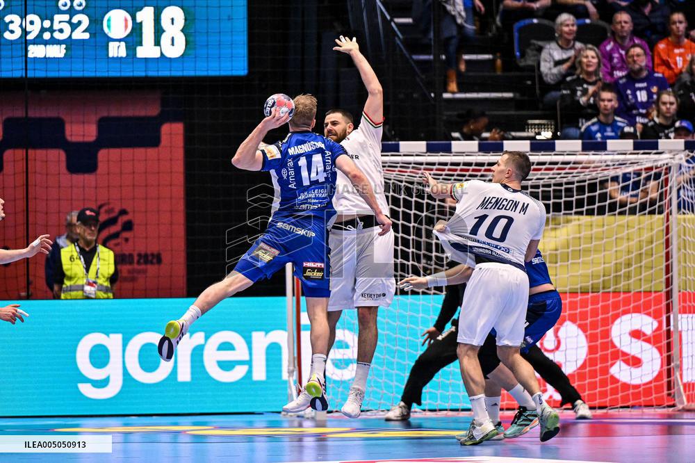 ALTRO - Pallamano - Men's EHF Euro 2026 - Iceland vs Italy