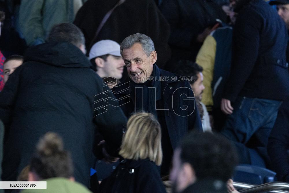 Celebs L1 football match PSG v LOSC - Paris