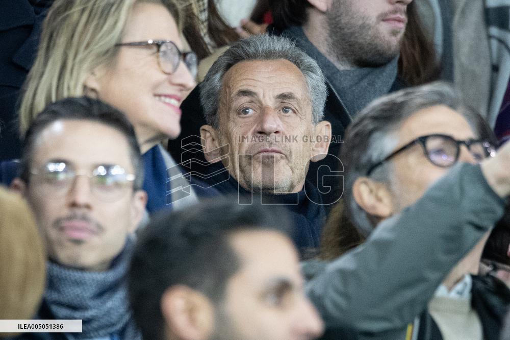 Celebs L1 football match PSG v LOSC - Paris