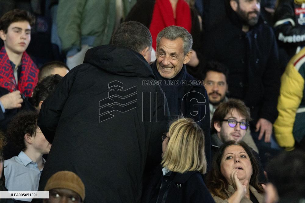 Celebs L1 football match PSG v LOSC - Paris