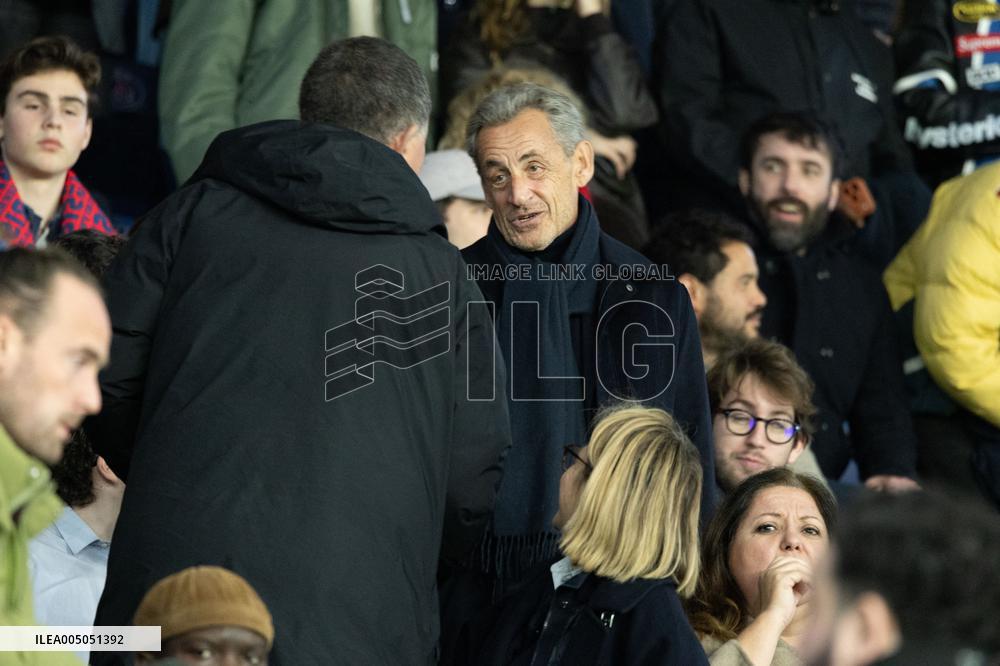 Celebs L1 football match PSG v LOSC - Paris