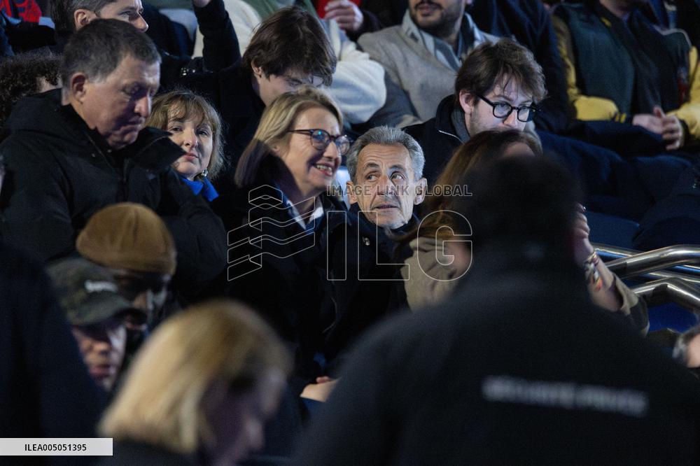 Celebs L1 football match PSG v LOSC - Paris