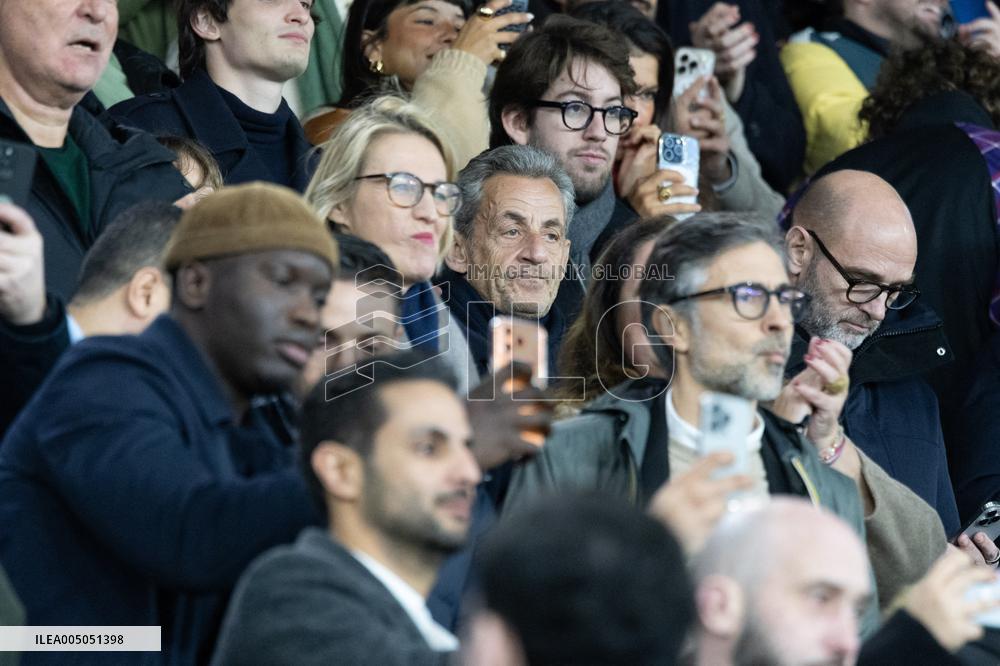 Celebs L1 football match PSG v LOSC - Paris