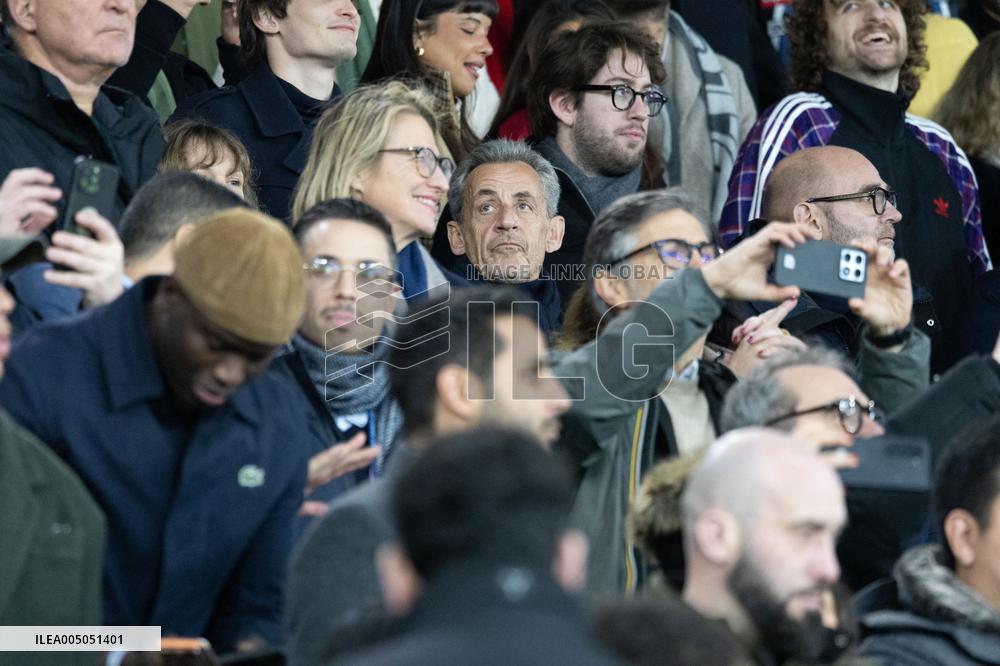 Celebs L1 football match PSG v LOSC - Paris