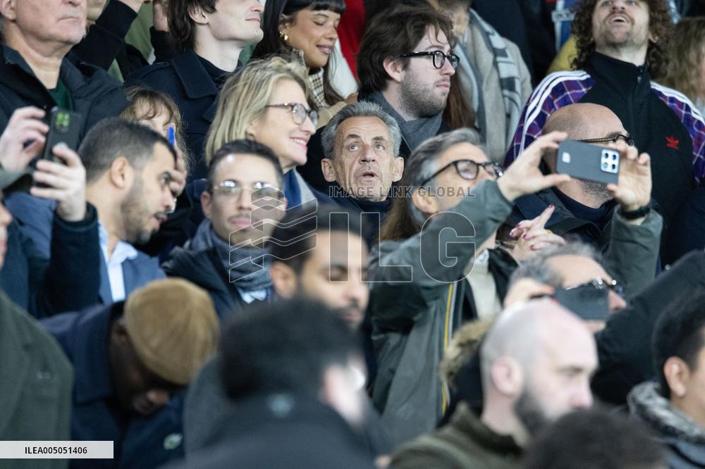 Celebs L1 football match PSG v LOSC - Paris