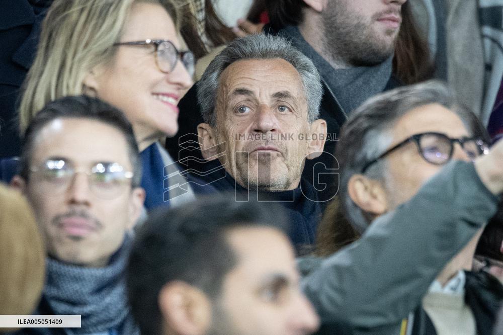 Celebs L1 football match PSG v LOSC - Paris