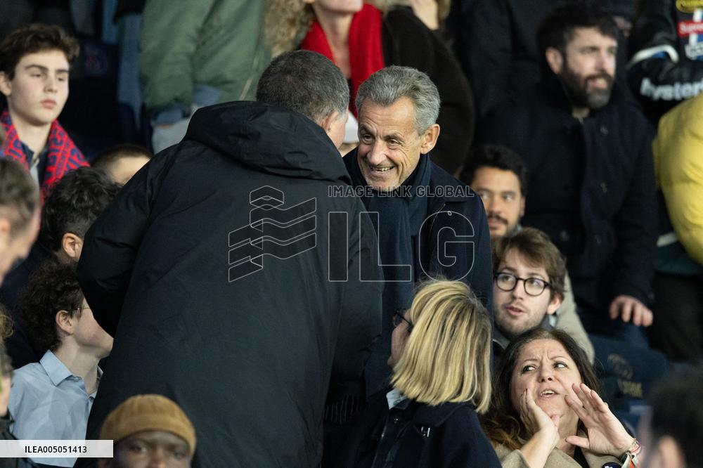 Celebs L1 football match PSG v LOSC - Paris