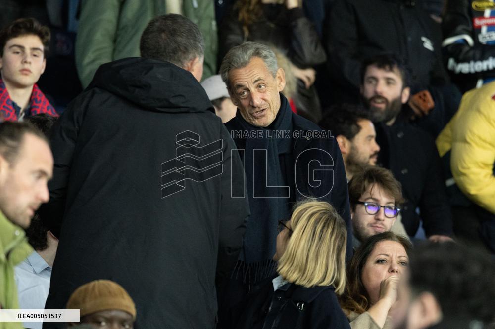 Celebs L1 football match PSG v LOSC - Paris